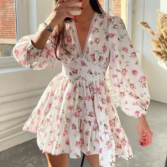 Vestido con estampado floral