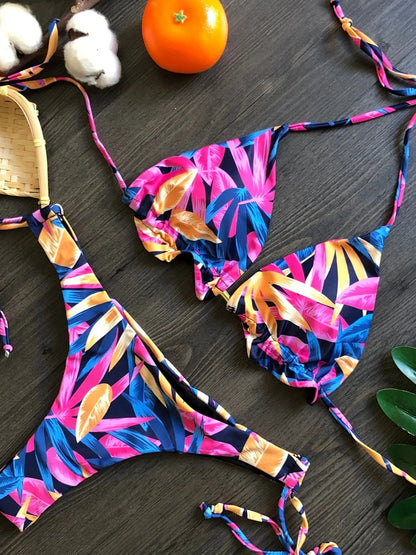 Bikini con estampado