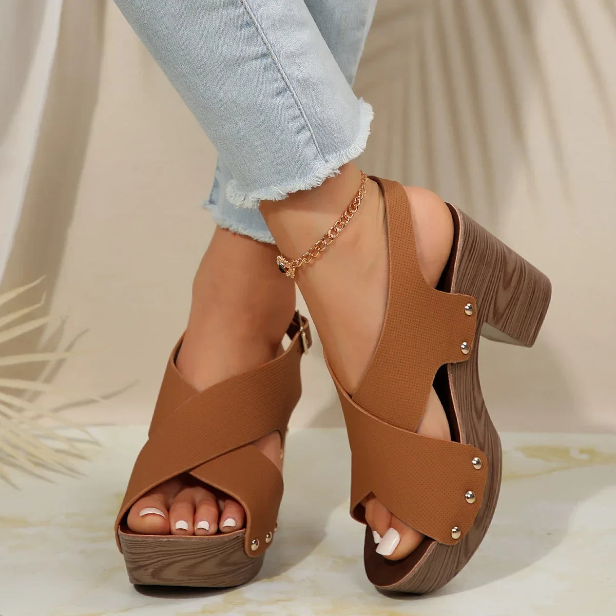 Sandalias con tacon