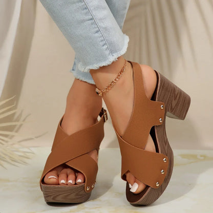 Sandalias con tacon
