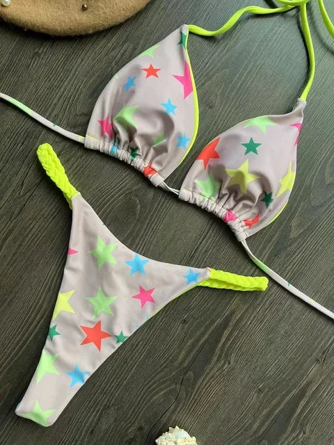 Bikini con estampado
