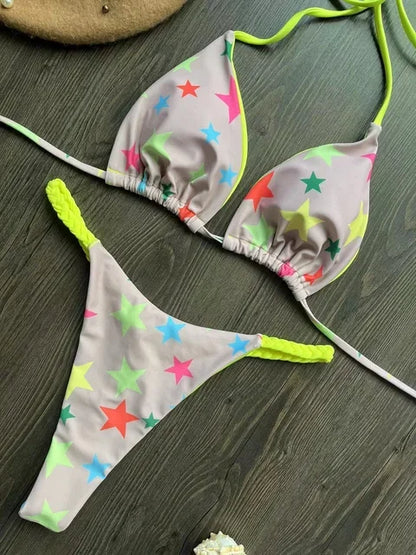 Bikini con estampado