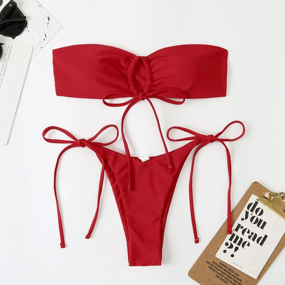 Bikini con estampado