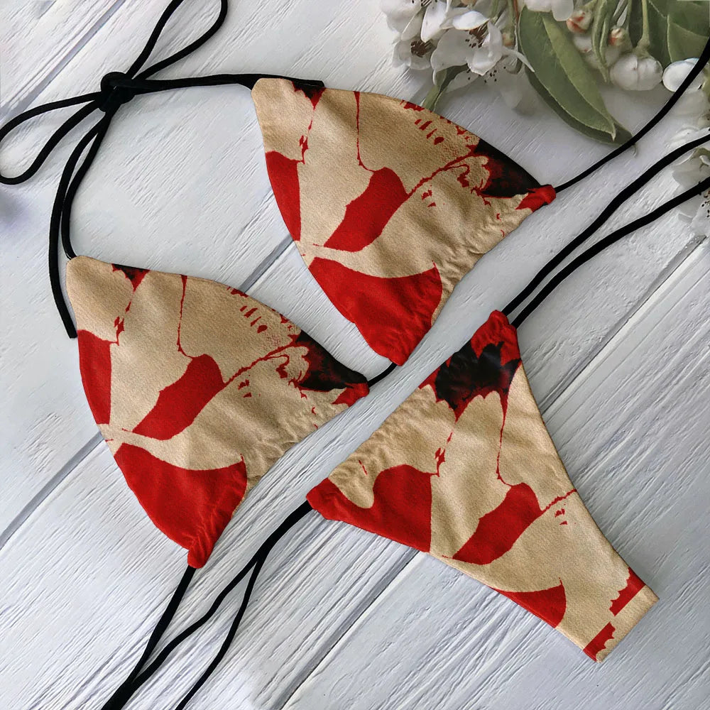 Bikini con estampado