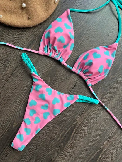 Bikini con estampado