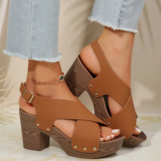 Sandalias con tacon