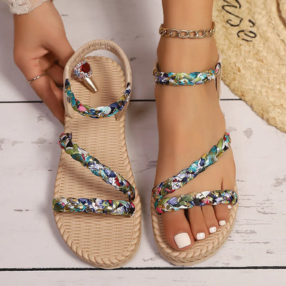 Sandalias florales