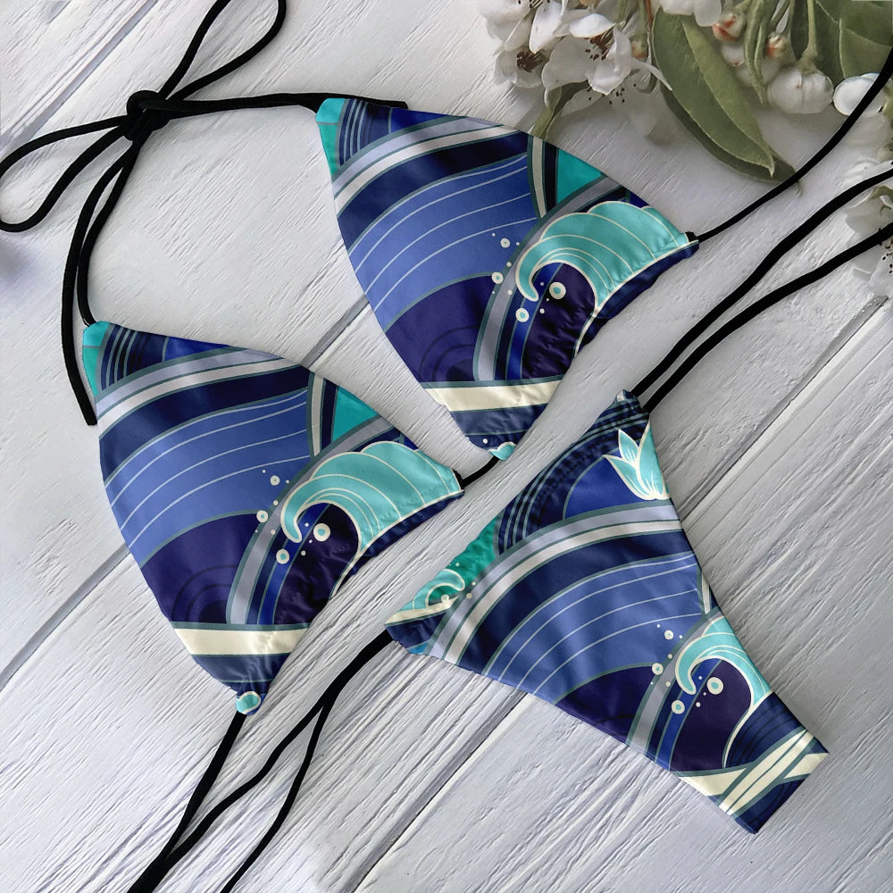 Bikini con estampado