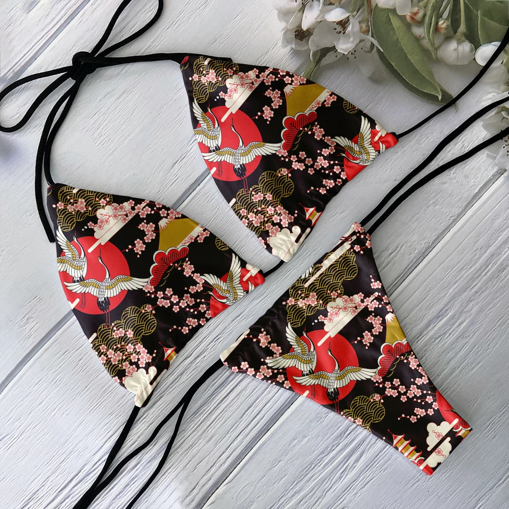 Bikini con estampado