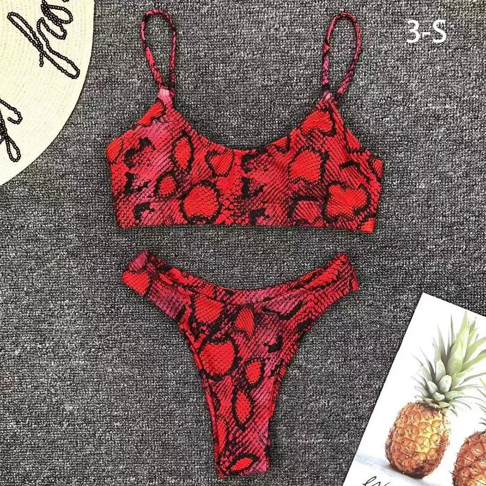 Bikini con estampado