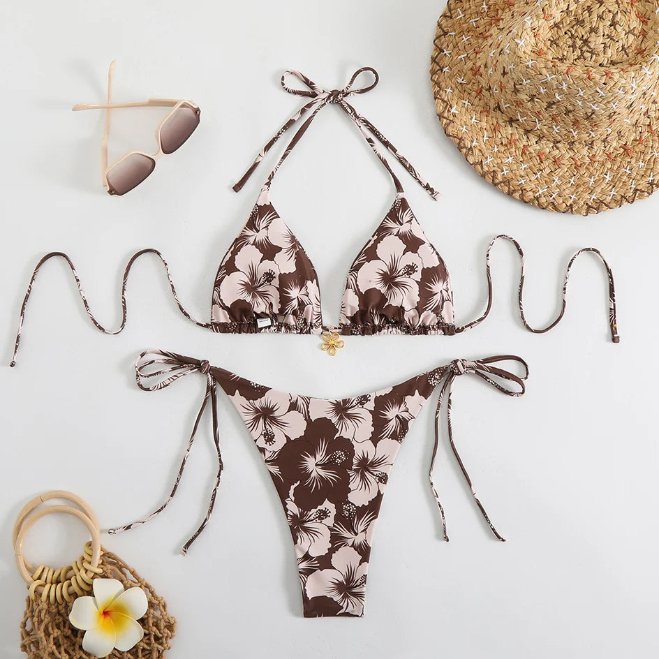 Bikini con estampado