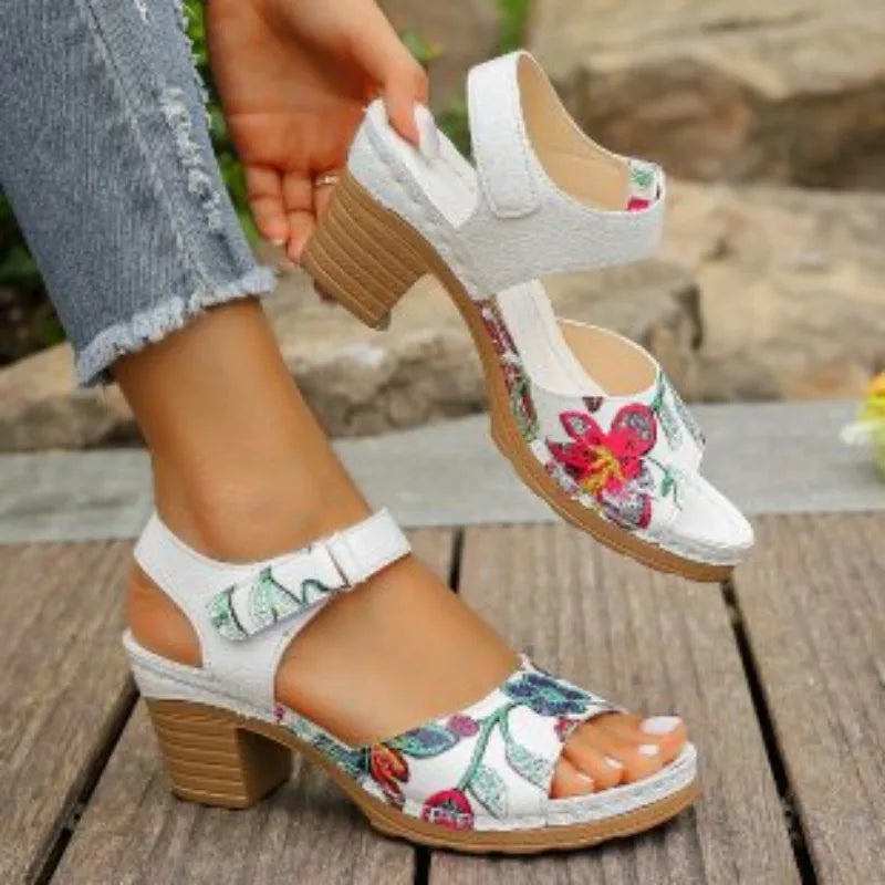 Sandalias con talon