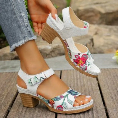 Sandalias con talon