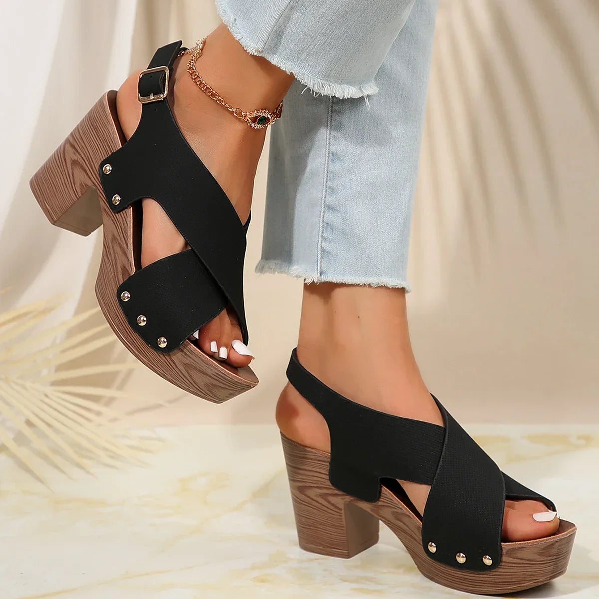 Sandalias con tacon