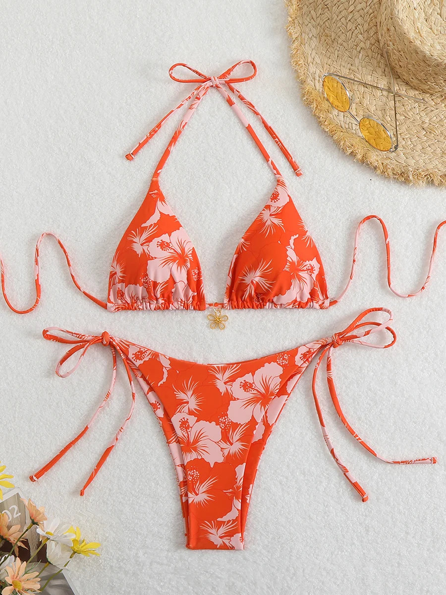 Bikini con estampado
